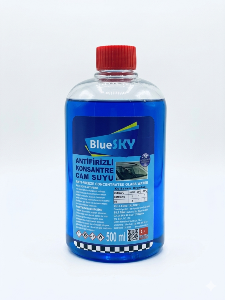 Bluesky -30 Kışlık Cam Suyu 500 ml