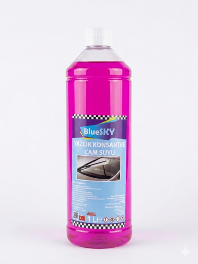 BlueSKY  Yazlık Konsantre Cam Suyu 1 LT