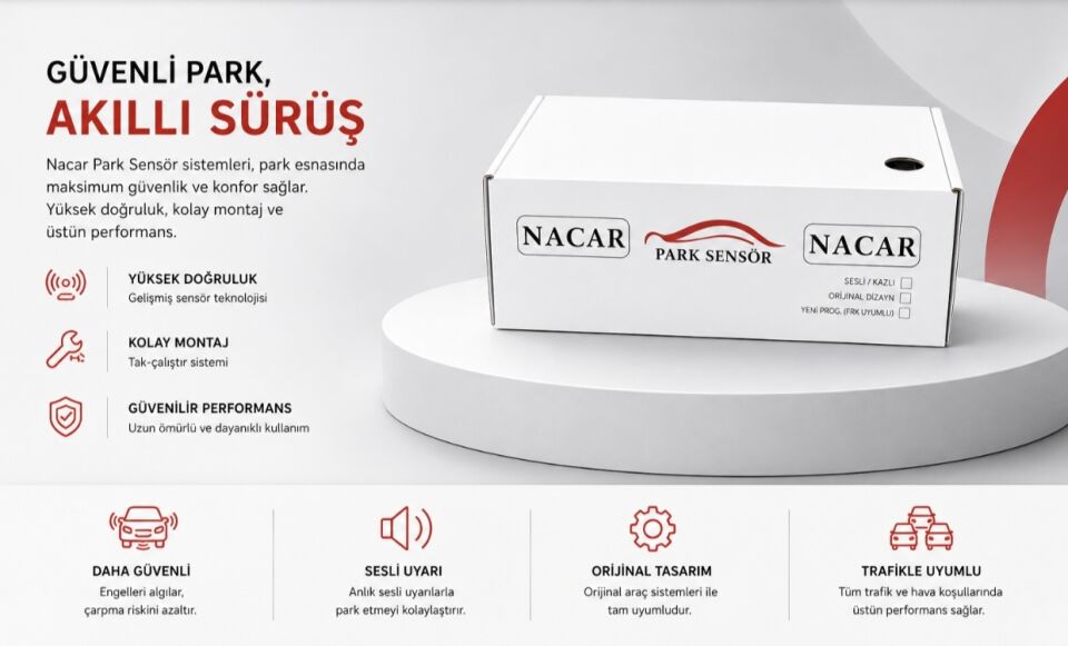 Ncar Göstergeli İkazlı Park Sensörü  19 - 22 mm
