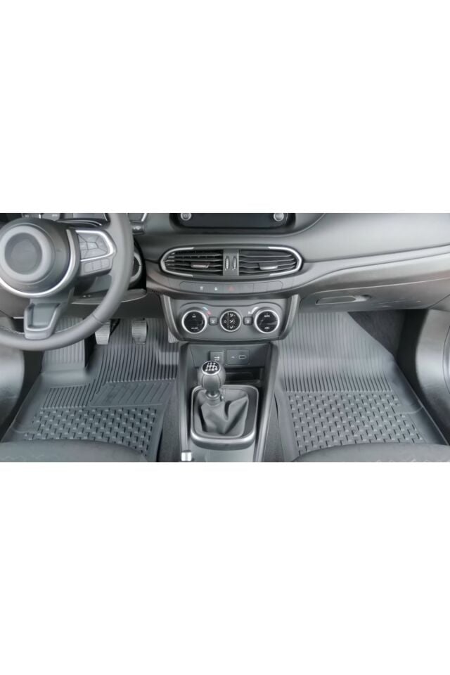 Ncar Fiat Egea Cross 2021 + Uyumlu 4.5 D Araca Özel Havuzlu Paspas