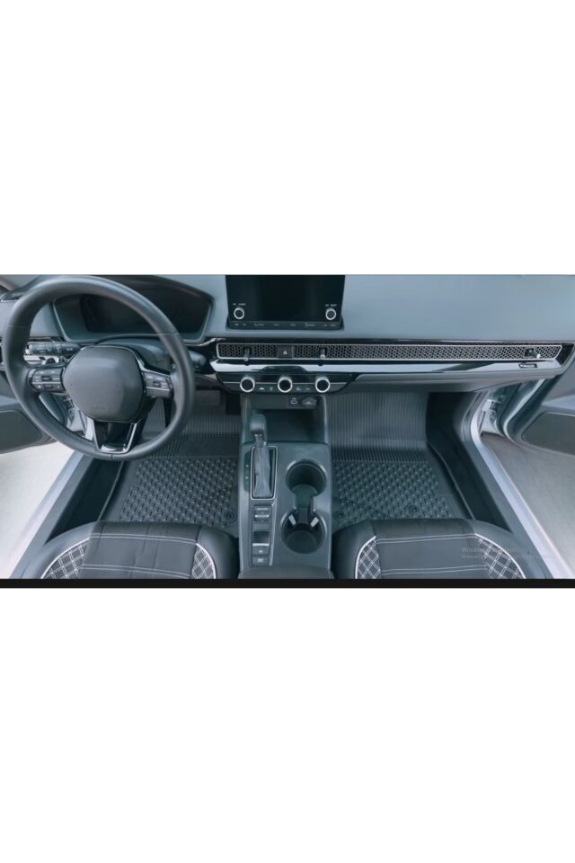 Ncar Honda Civic 2021 + Uyumlu 4.5 D Araca Özel Havuzlu Paspas