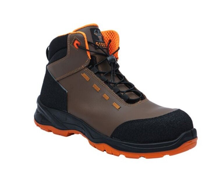 Ncar Stout EPL 5463 S3L Turuncu Deri İş Botu No:43